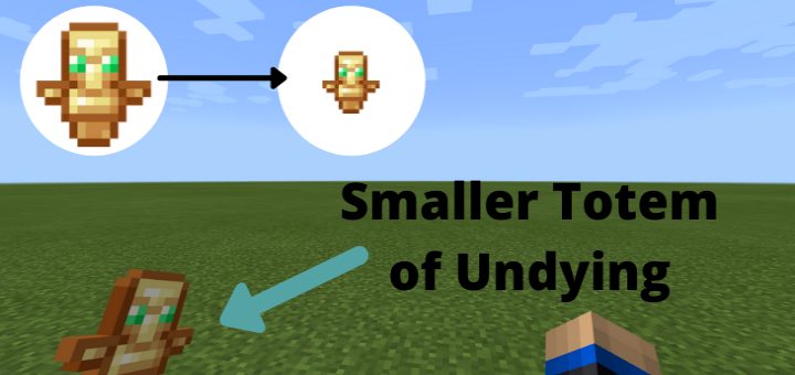 Smaller Totem of Undying | Minecraft PE Texture Packs