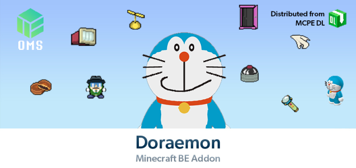 The Doraemon Addon Minecraft Pe Mods Addons