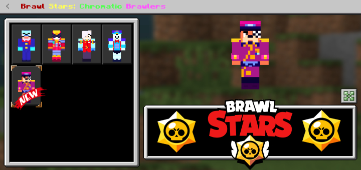 Brawl Stars Chromatic Brawlers Minecraft Skin Packs - brawl stars custom logo survival