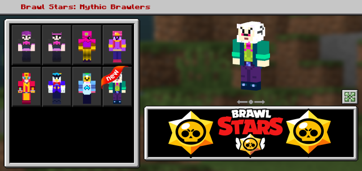 Brawl Stars Mythic Brawlers Minecraft Skin Packs - serveur minecraft brawl stars