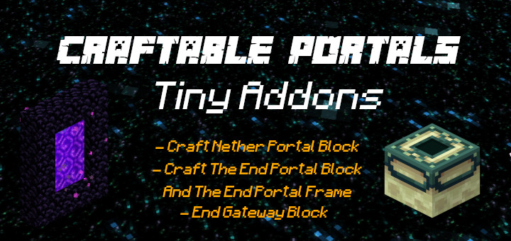 Portal Blocks 2.0 Minecraft Mod