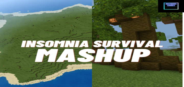 Insomnia Survival Mashup World Minecraft Pe Maps