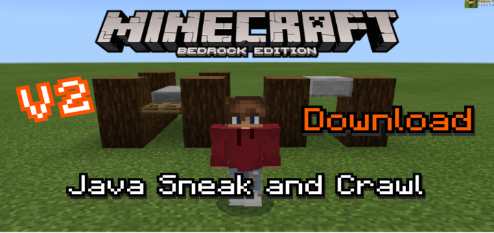 Java Sneak And Crawl Addon 1 16 Minecraft Pe Mods Addons