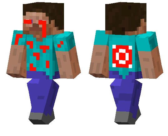 Skin Herobrine - Minecraft Red Hoodie Skin Png,Herobrine Png