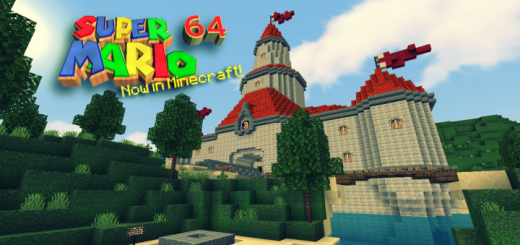 Super Mario PROJ. 64 (Princess Peach's Castle) Course 1, Custom Music & More