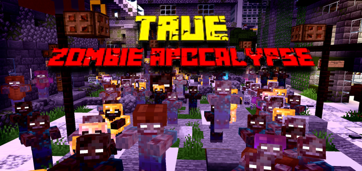 Zombie Apocalypse v2 Add-On!!! for MCPE/Win10 0.16.0/0.17.0