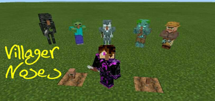 Villager Noses Minecraft Pe Mods Addons